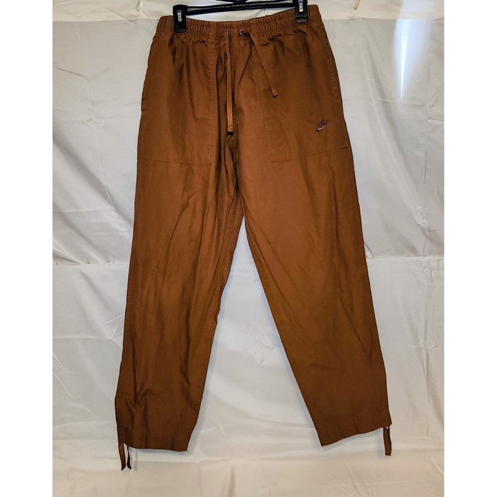 🔥Sz M Mens Nike Sportswear Style Utility Cropped Pants Archaeo Brown DD7032 256